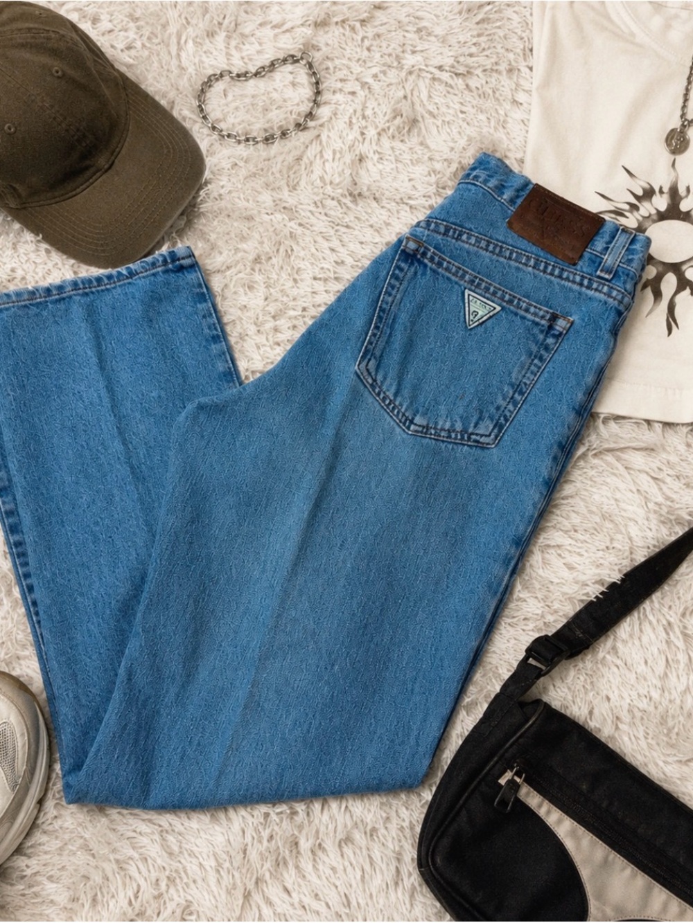 Vintage Guess 001 Classic Fit Straight Leg Jeans